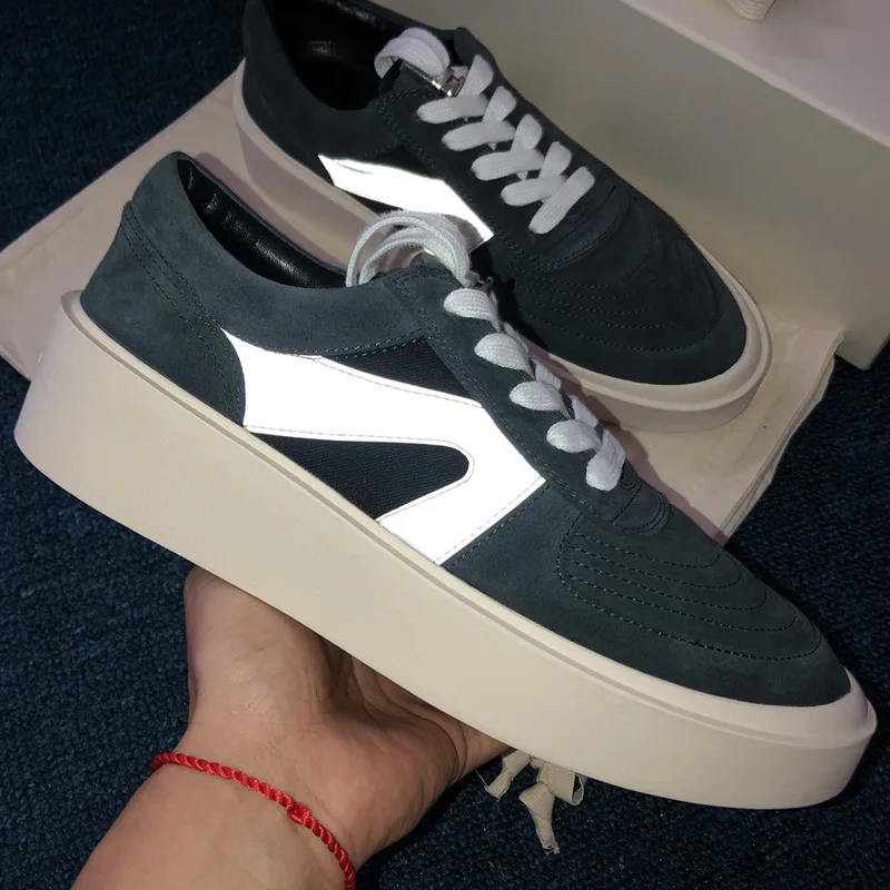 

2021 High Street Brand F0G Season6 Shoes Man Borad Streetwear Women Men's Casual Shoes Sneaker Autumn Winter Shoe