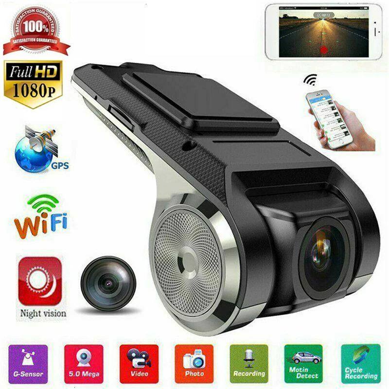 Arival USB автомобильный видеорегистратор для вождения, камера HD 1080 P, ночная версия 170, широкоугольный видиореджистратор, автомобильная камера, регистратор