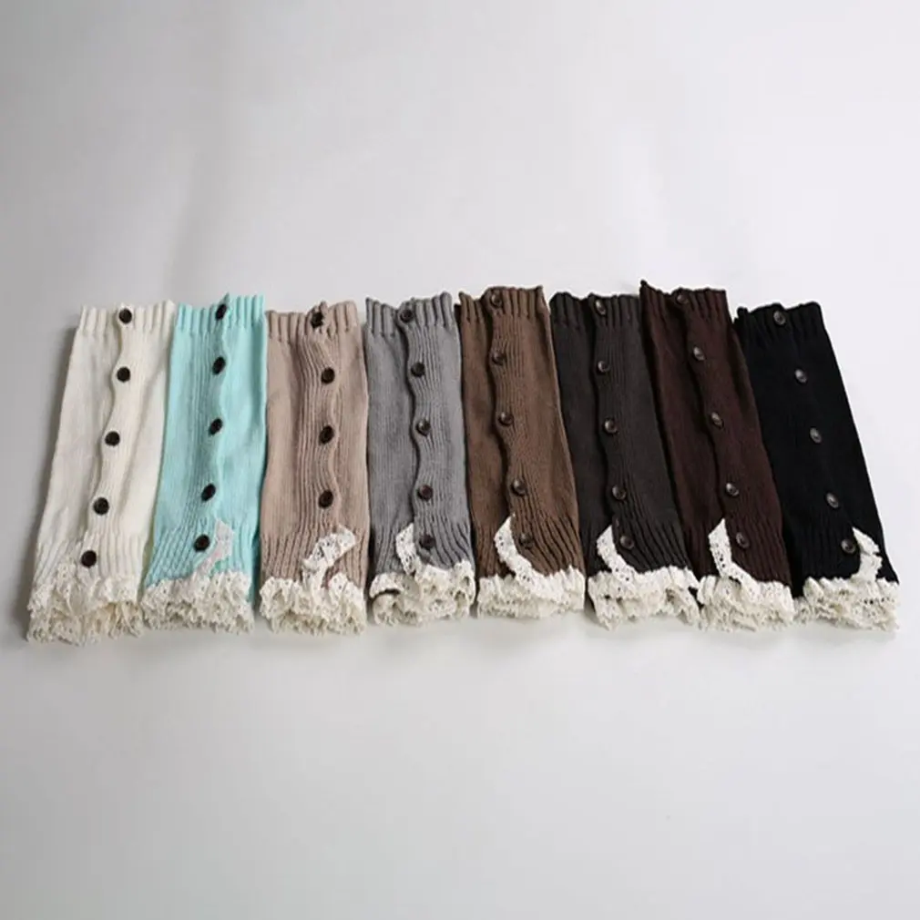 Новые детские носки для девочек зимние теплые вязаные с рукавами Liraly гетры