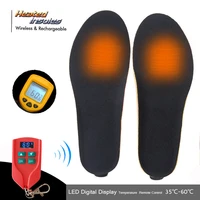 heated insole heating sneaker insoles with 2200mah lithium battery man women outdoor warm sneaker cushion accessories shoes pad
