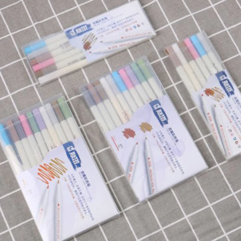

6/10pcs Metallic Marker Pen Scrapbooking Crafts Card Making Drawing Art Pen