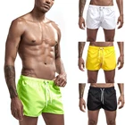 Шорты мужские быстросохнущие, штаны для бега, укороченные брюки, пляжные, Летние плавки