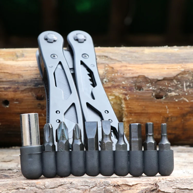 G104all-metal portable cutter multi-purpose combination pliers outdoor survival folding manual tool | Спорт и развлечения