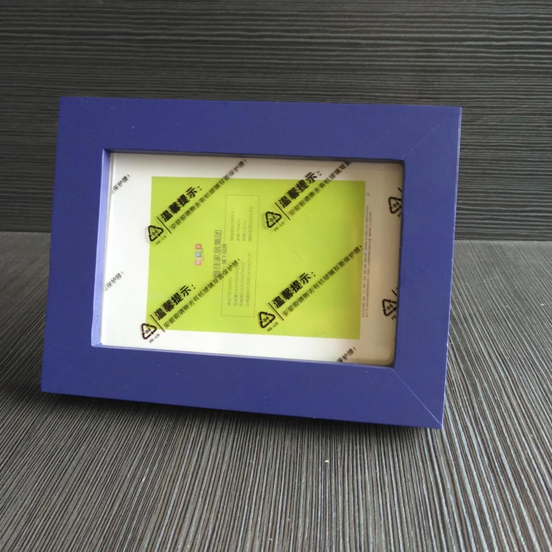 Dark Blue Hot 5/6/7/8/10/11/12 inch A4 Multi-size Room Decor Wooden Picture Photo Wall Frame DIY Decoration Birthday Wedding Gift - Цвет: Dark Blue