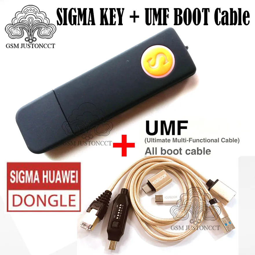 

Newest 100% original Sigma key tool sigmakey dongle forhuawei flash repair unlock +( UMF )ALL in One Boot Cable