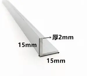 

Алюминиевый угловой профиль CNC-L-shape 6063 15x15 мм