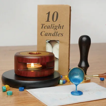 Винтажные печатные восковые уплотнительные печи бусины огнеупорные нагреватели