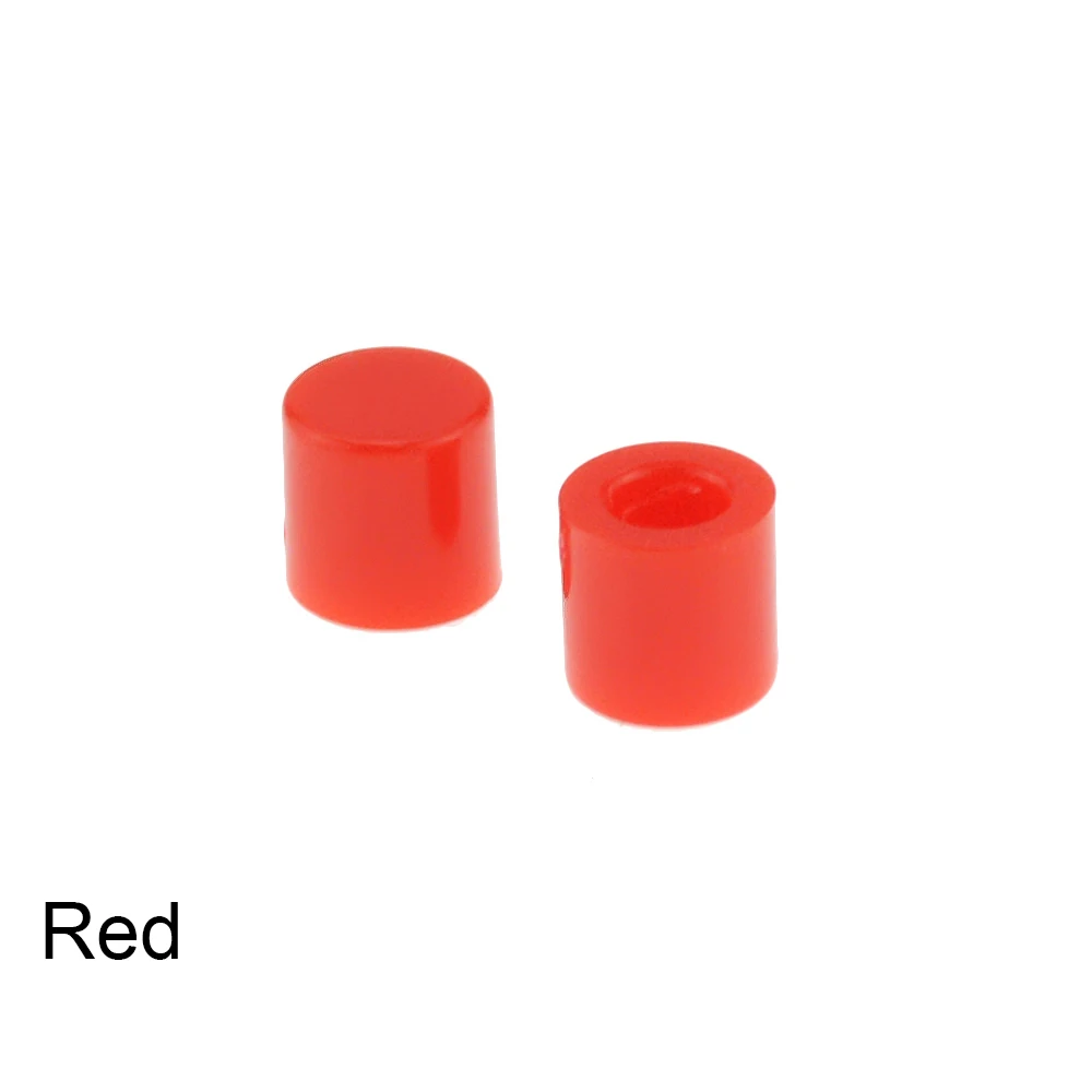 70 шт., 7 цветов, пластиковая крышка для кнопок серии 6*6, тактильная крышка кнопочного переключателя A56 6x6 мм, зеленый, черный, белый