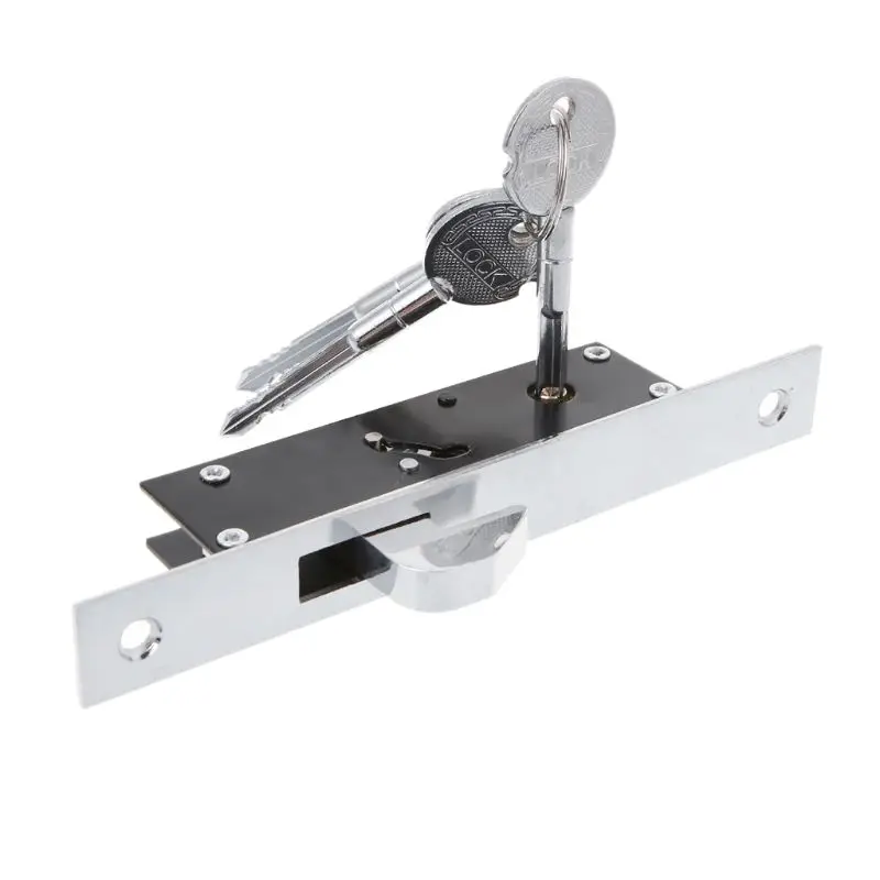 

Durable Aluminum Sliding Door Hook Lock Cross Key Bolt Lock For Glass Door Hardware Locks