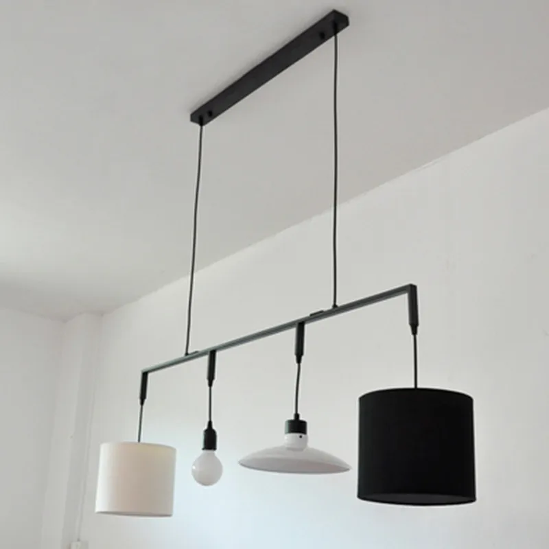 Северная Лофт железная бильярдный промышленности Комбинации Люстра для ручной