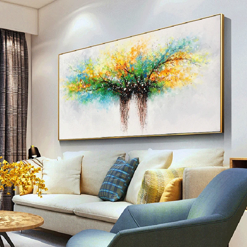 Алмазная картина полностью квадратная круглая Древо жизни 5D DIY вышивка крестиком