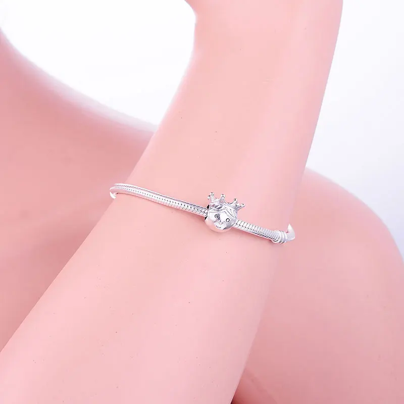 Корона корона подходящая оригинальная подвеска браслет женское серебро