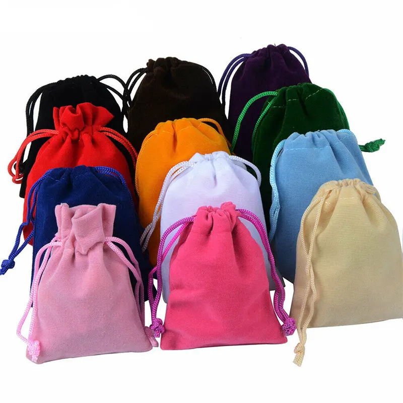 

6 Colors Drawstring Pouch Shoes Storage Bags Anti Dust Travel Shoes Clothes Organizer Non-woven Clothing Resealable Bag 5PCS