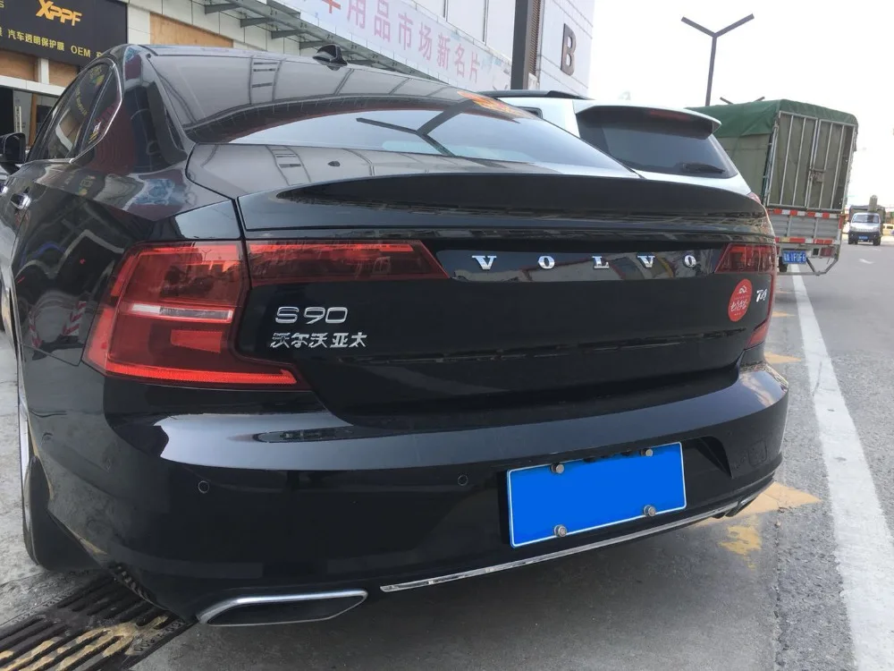 Спойлер для VOLVO S90 2018-2019 спойлер ZSK высококачественный АБС-пластик Автомобильный