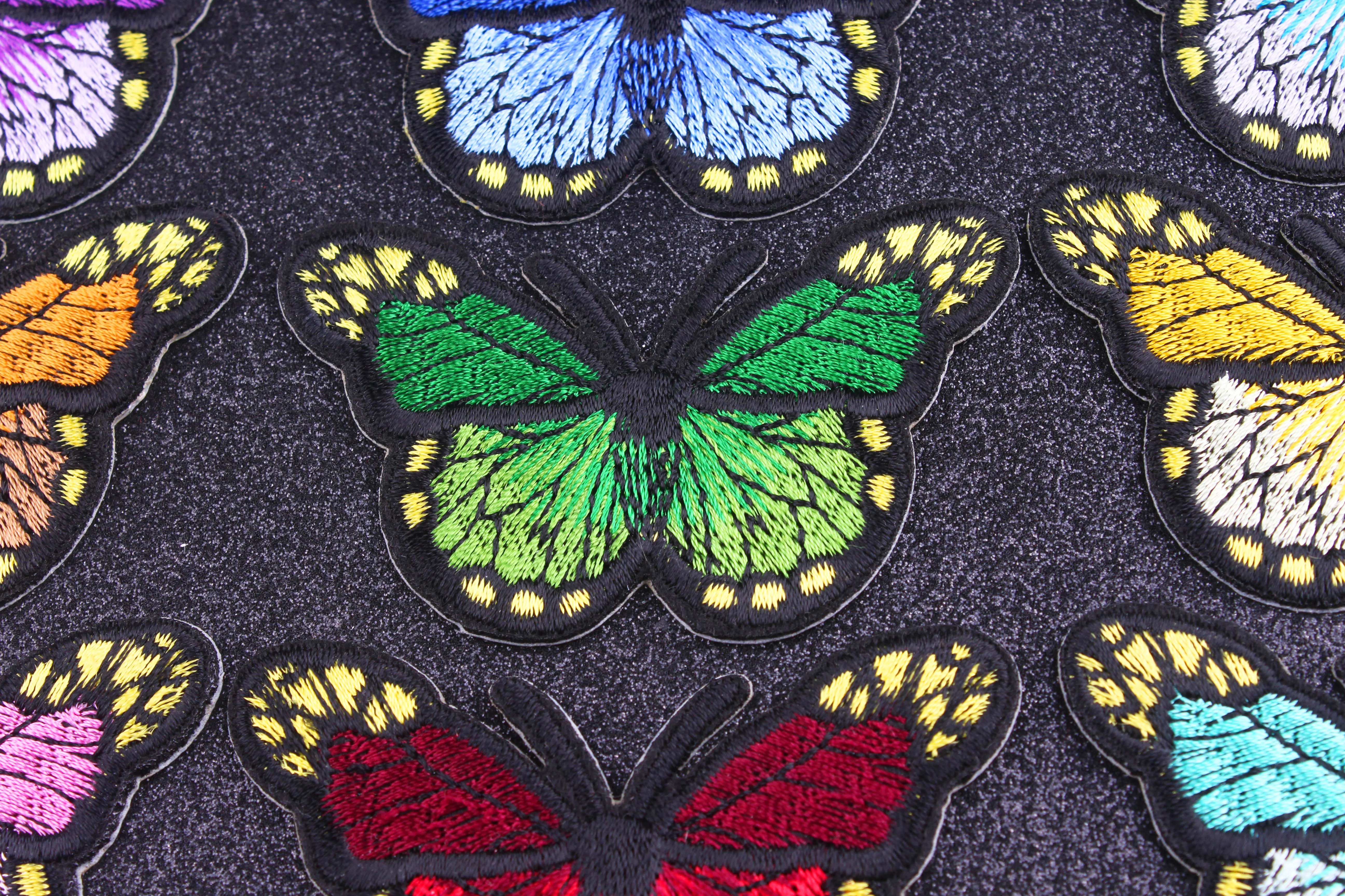 Нашивки с бабочками качественные художественные наклейки для девочек милые