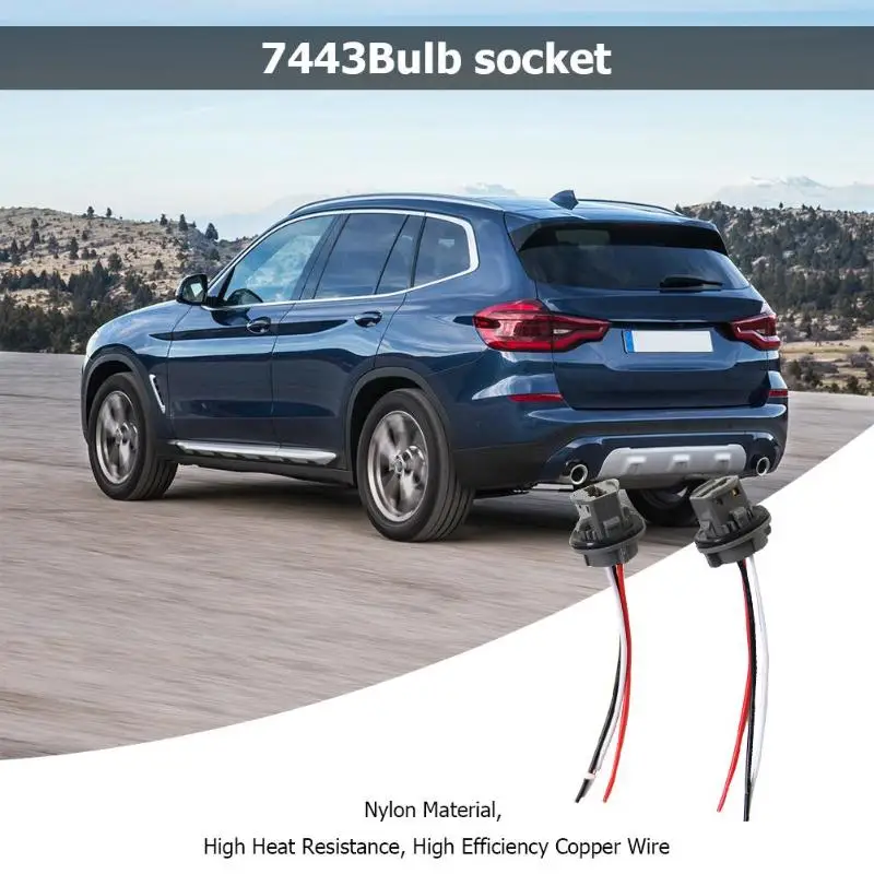 2 шт. T20 12 В автомобильный держатель лампы адаптер светодиодный боковой