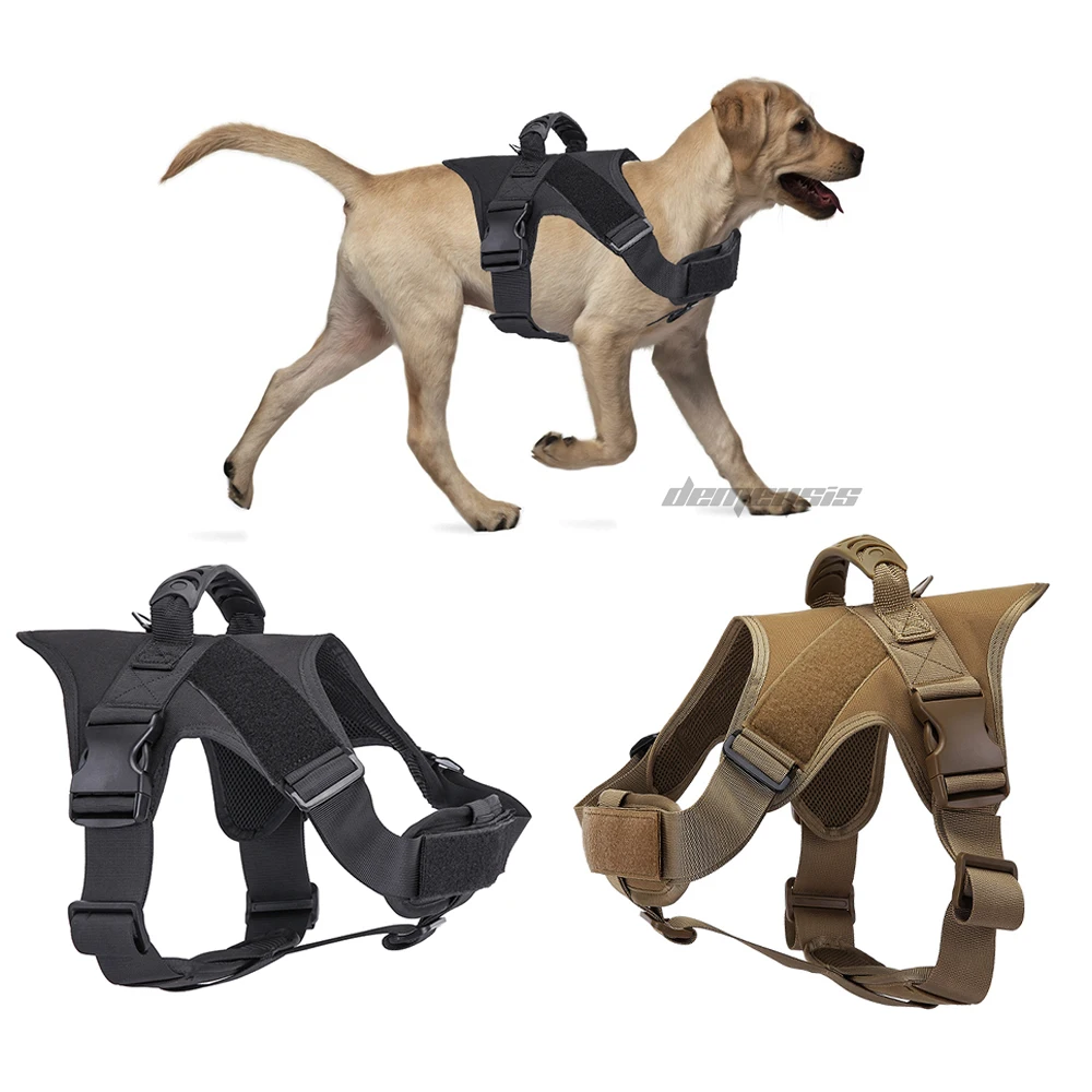 

Hunting Military Dog Vest Tactical Paintball Equipment Shooting Airsoft Pet Vest Handle Army Cs Service Working Dog Harness