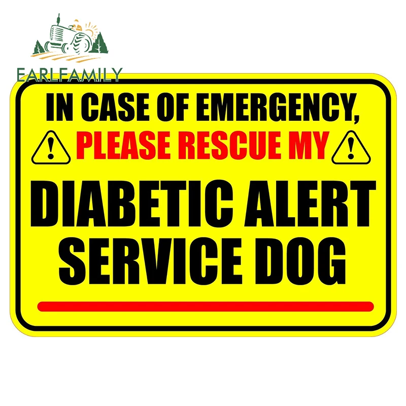 EARLFAMILY 13 см x 8,8 см для сервисной собаки аварийно-спасательная Автомобильная наклейка Солнцезащитная Автомобильная наклейка s устойчивая к царапинам наклейка виниловый материал