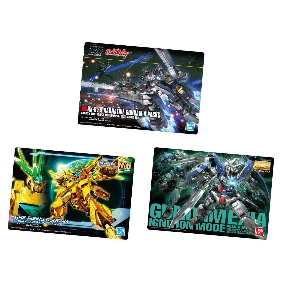 Японская версия аниме-фигурок Bandai Gundam коллекционная флэш-карта настольная