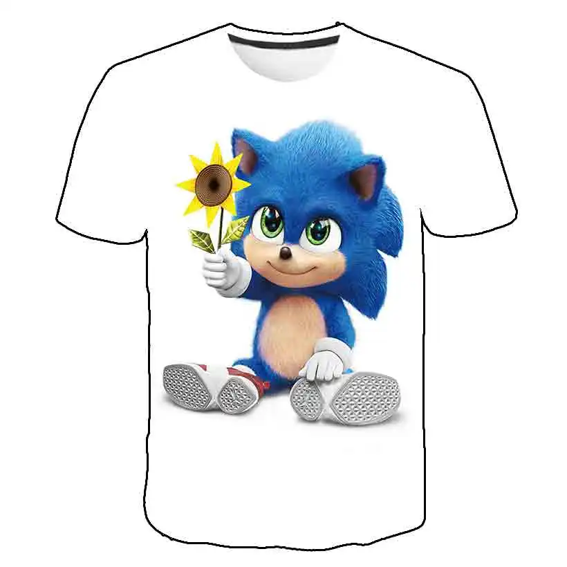 Sonic/Одежда для маленьких мальчиков с объемным рисунком Коллекция 2020 года Сезон