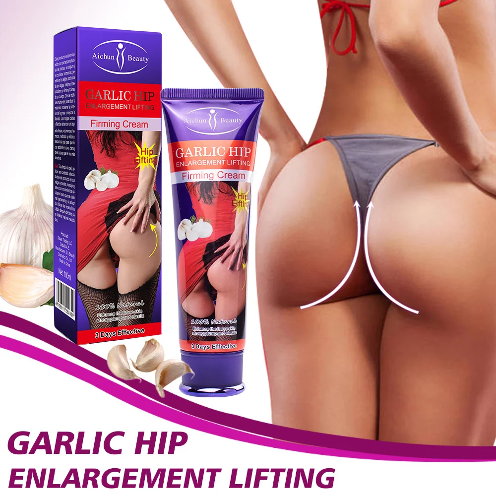

100g Butt Enhancement Cream Garlic Massage Firming Elasticity Cream Hip Buttock Fast Growth Butt Breast Sexy Body Care for Women