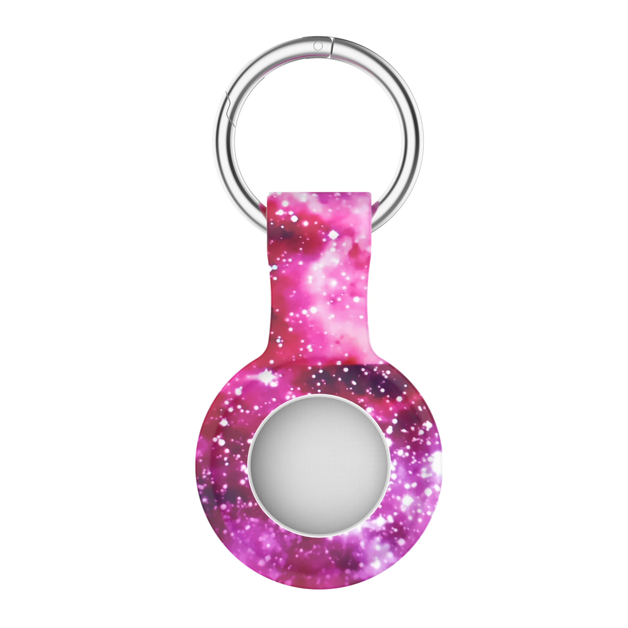 

Printing Silicone Protective Skin Compatible With Airtags Case Cover Bluetooth Tracker Cover Airtags Accessories With Keychain