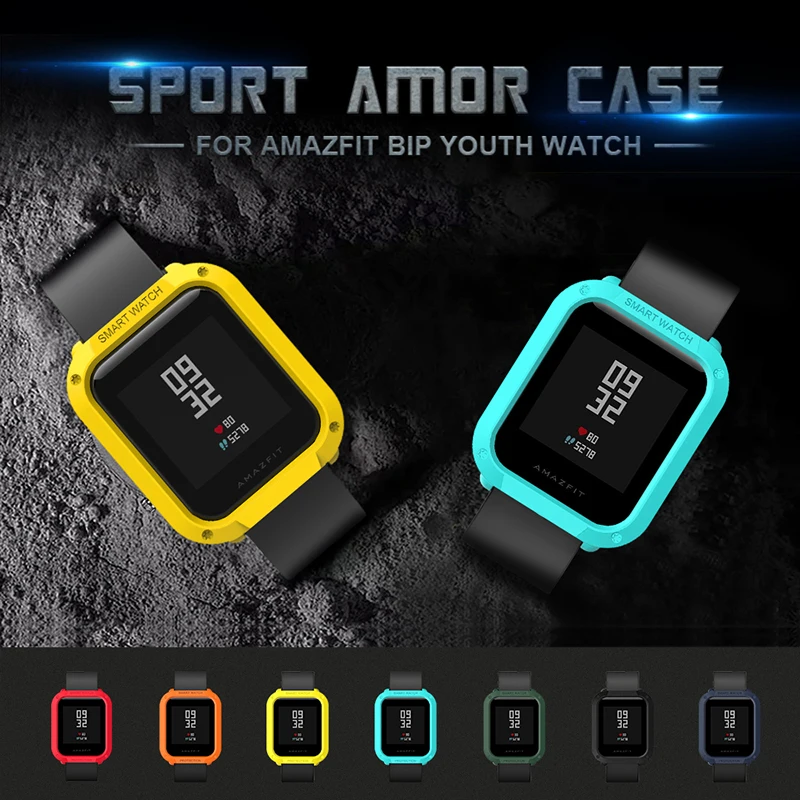 Для Amazfit Bip чехол смарт часы протектор для Xiaomi жесткий защитный Huami Lite S U бампер PC TPU