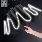 125 см большой автоматический качественный Двухслойный Зонт от дождя для женщин 3 сложения ветрозащитный большой уличный зонт для мужчин и женщин зонтик