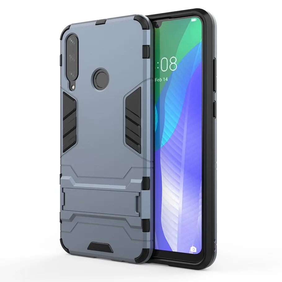 

Hybrid Armor Cases For Huawei Y6P 2020 Case Y5P 2020 with stand Protector Phone Cover For Huawei Honor 9S 9A 9C Fundas