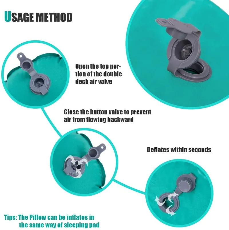 

Inflatable Sleeping Pad Camping Mat With Pillow air mattress Sleeping Cushion inflatable sofa three seasons (F)