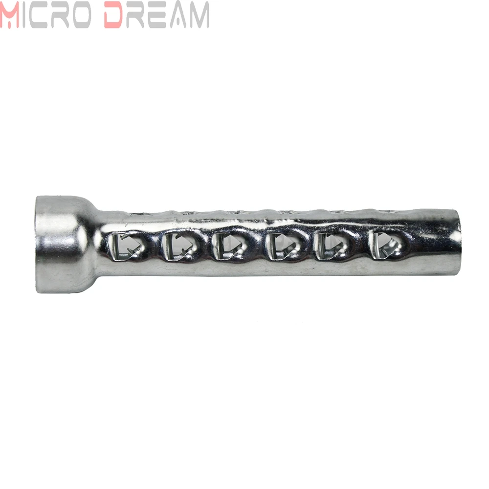 1 шт. Универсальный мотоцикл длинный 8 дюймов выхлопная труба для Harley Honda Yamaha Suzuki