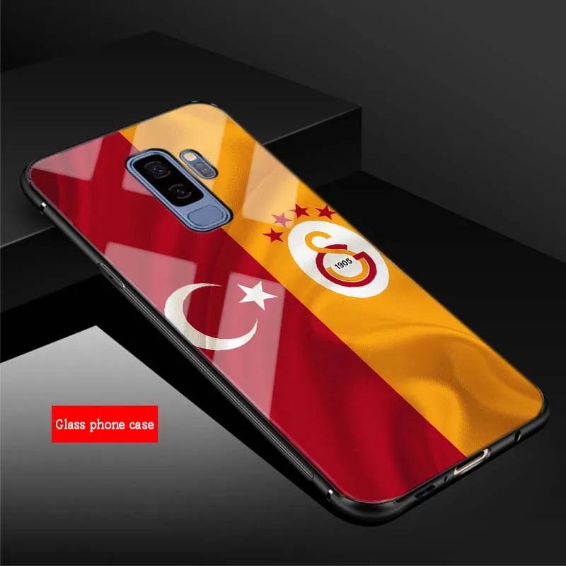 Турция Galatasaray волк для samsung Galaxy NOTE 8 9 S8 S9 S10 плюс A6 A6S A8 A7 J6 J8 чехол из закаленного стекла для телефона - Цвет: B19071109-11.jpg