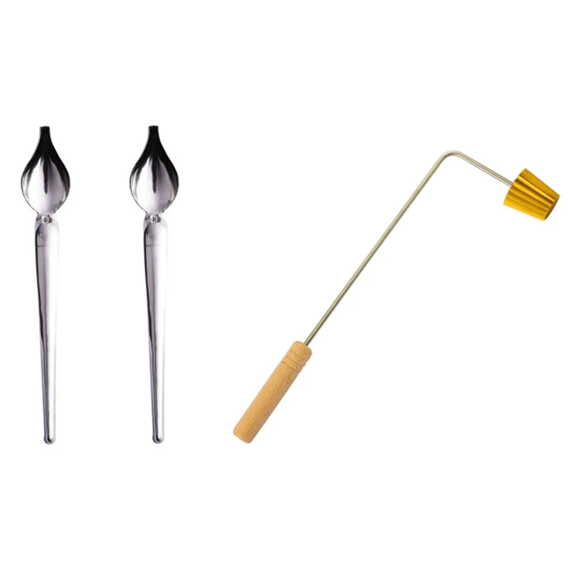 

Malaysia Baking Mould with 2 Pcs Stainless Steel Culinary Precision Drawing Deco Spoon Set