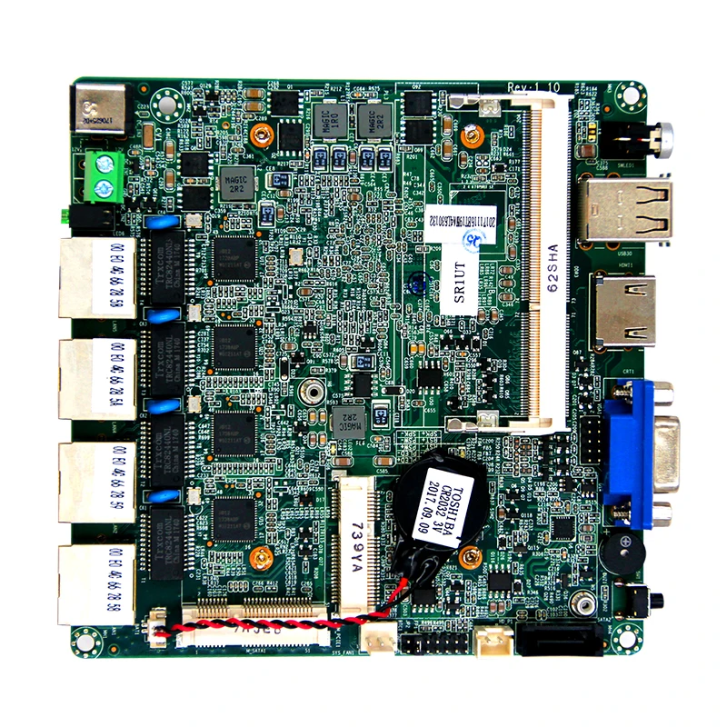 Материнские платы J1800 CPU Qure core 8 ГБ ddr3 высокопроизводительные промышленные