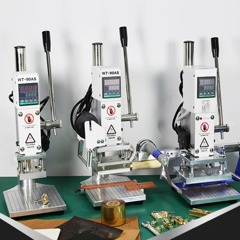 Машина для горячего тиснения фольгой тиснение кожи инструмент логотипа