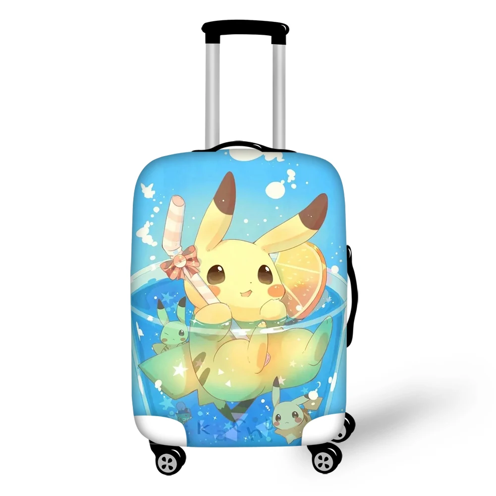 CDWX4451LMS HaoYun эластичный чехол для чемодана защитный дизайн Pokemon Пыленепроницаемый Чехол для багажа каваи Пикачу защитные аксессуары для багажа - Цвет: CDWX4451LMS