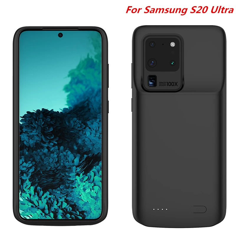 6000 мАч для Samsung S20 ультра батарея чехол смартфона крышка батареи умный внешний