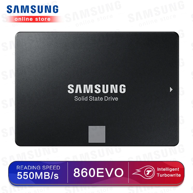 SAMSUNG SSD 860 EVO 250 ГБ 500 Внутренний твердотельный жесткий диск HDD жесткий диск SATA3 2,5 дюймов ноутбука, настольного компьютера, ПК, TLC disco duro 1 ТБ
