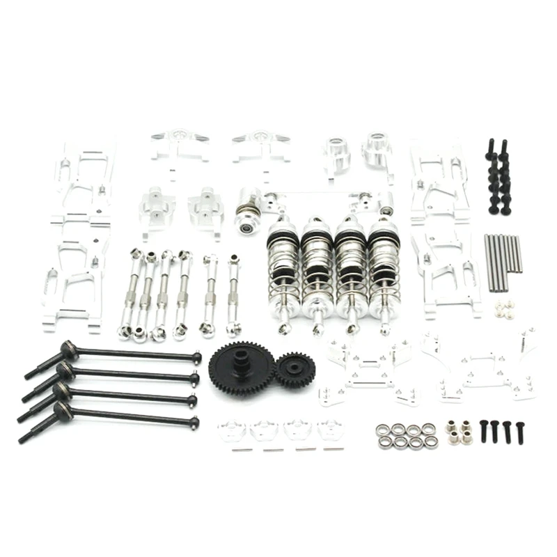 

Для WLtoys 124019 144001 обновленный комплект запчастей для автомобиля на радиоуправлении амортизатор приводной вал Тяговый стержень поворотный ры...