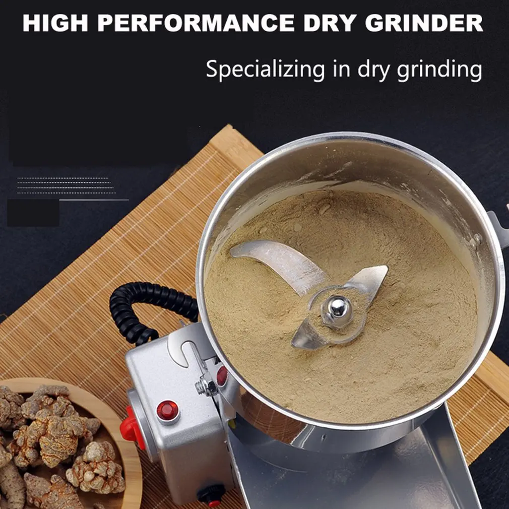 700g Grains Spices Hebals Cereals Coffee Dry Food Grinder Mill Grinding Machine Gristmill Flour Powder Crusher Polishing | Бытовая