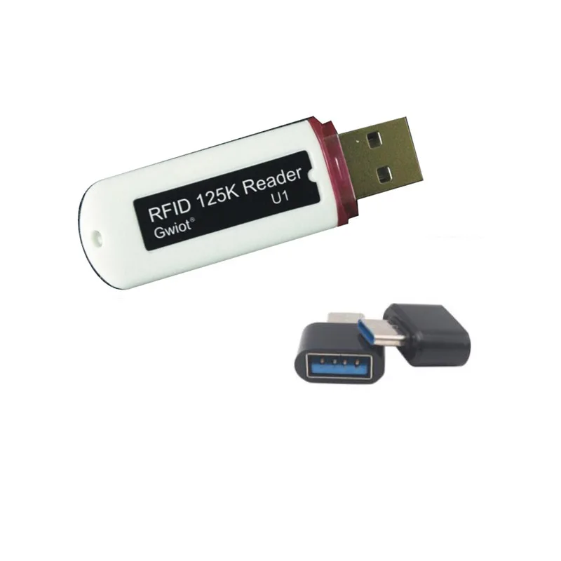 РЧ USB RFID кардридер для Android Мини 125 кГц TK4100 или 13 56 МГц MF NFC портативный сканер Type C |
