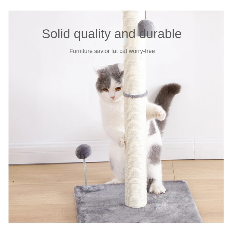 

Sisal Jute Style Cat Scratching Board Cat Toy Grinded Claw Small And Medium-sized Cat Scratching column vertical