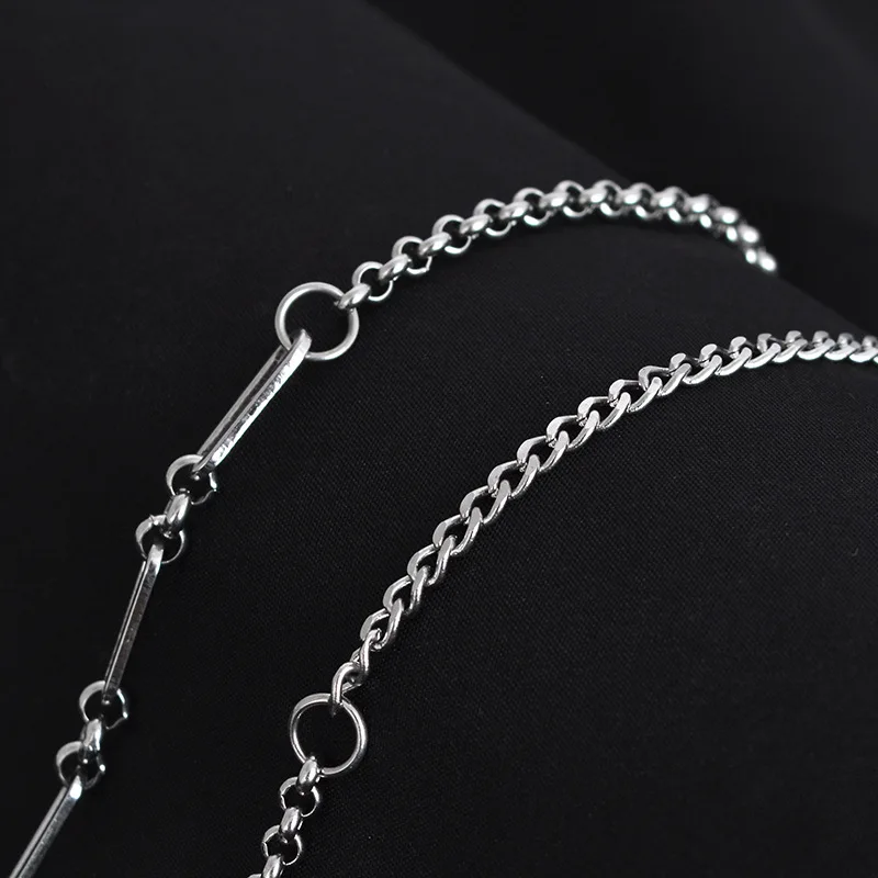 

Fashion men and women simple map plate pendant sweater chain clavicle chain necklace hot sale