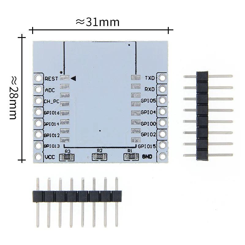 Серийный порт Wi Fi ESP8266 модуль адаптер пластина с IO свинцовый выход для ESP 07