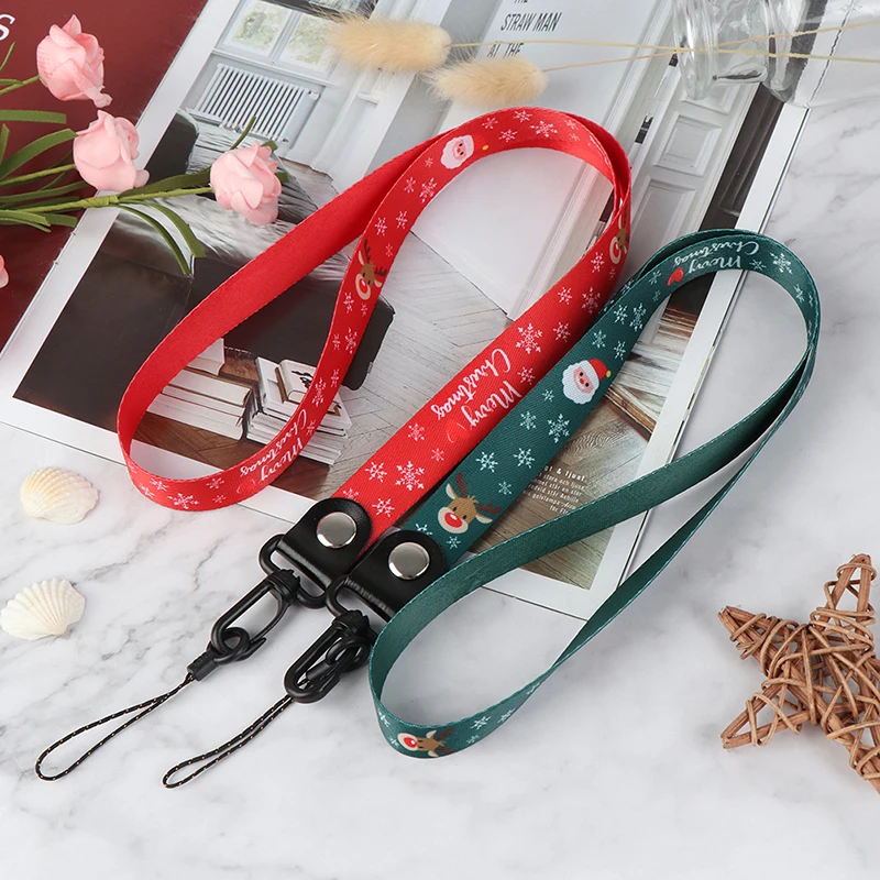 Универсальная полоса Рождество лося Санта Клаус снег мобильный телефон ремешок