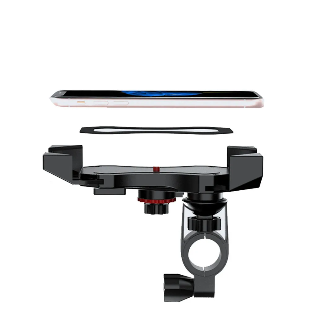 

Anti-Shake Bike Phone Mount, 360 Rotation Universal Bicycle Motorcycle Phone Mount Holder Stand Cradle Clamp
