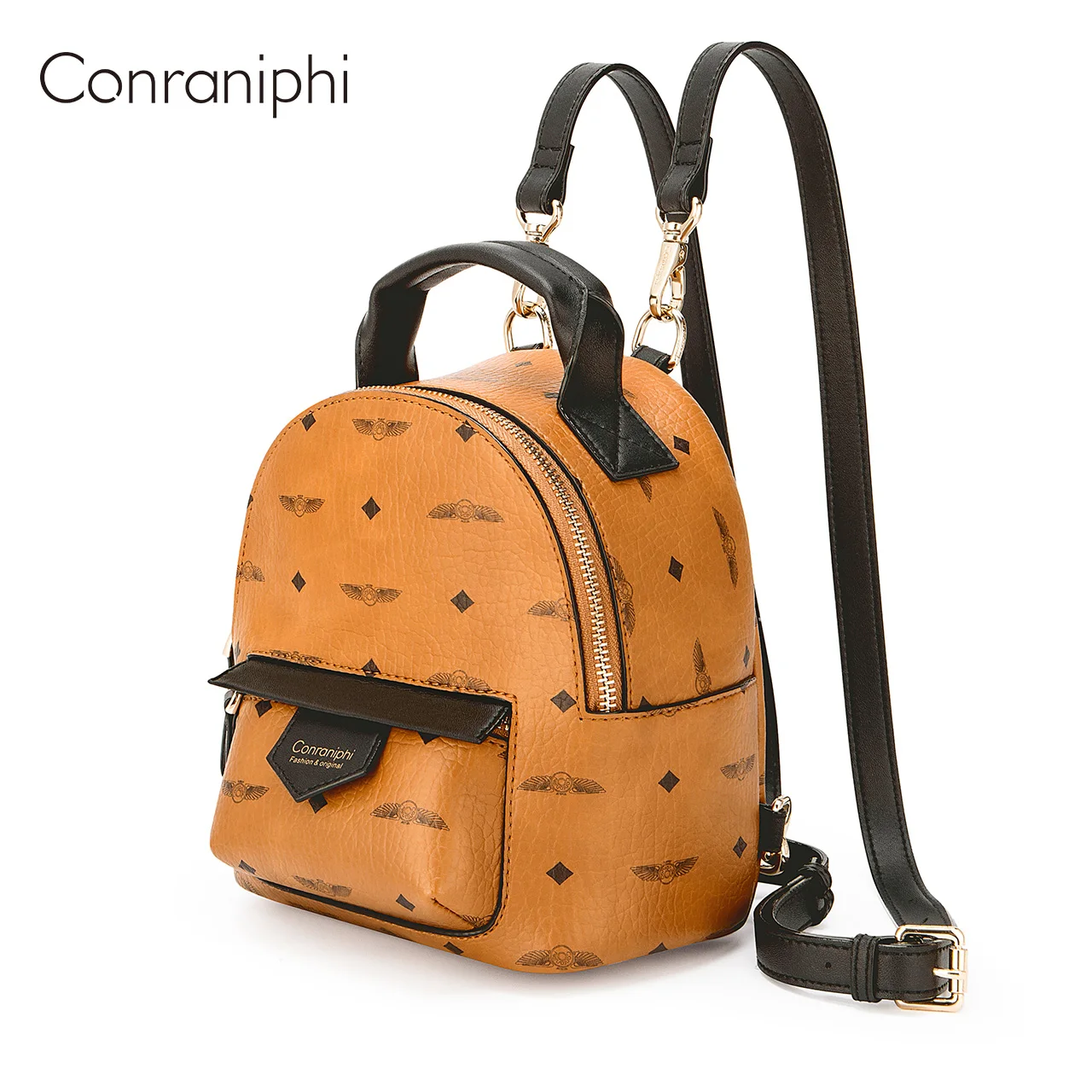 

Мини-рюкзак из искусственной кожи для женщин, Роскошный милый брендовый маленький школьный ранец для девочек