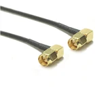1 шт. новый штекер SMA прямоугольный разъем к штекеру SMA прямоугольный кабель RG174 20 см 8 дюймов адаптер по оптовой цене быстрая доставка