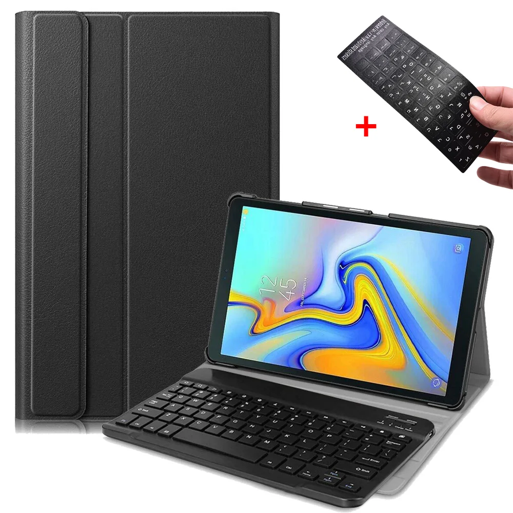 Чехол с клавиатурой для Samsung Galaxy Tab A 10 1 2019 SM T510 T515 искусственная кожа флип чехол