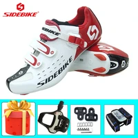 sidebike professional unisex cycling shoes road sapatilha ciclismo racing bicycle sneakers outdoor self locking breathable